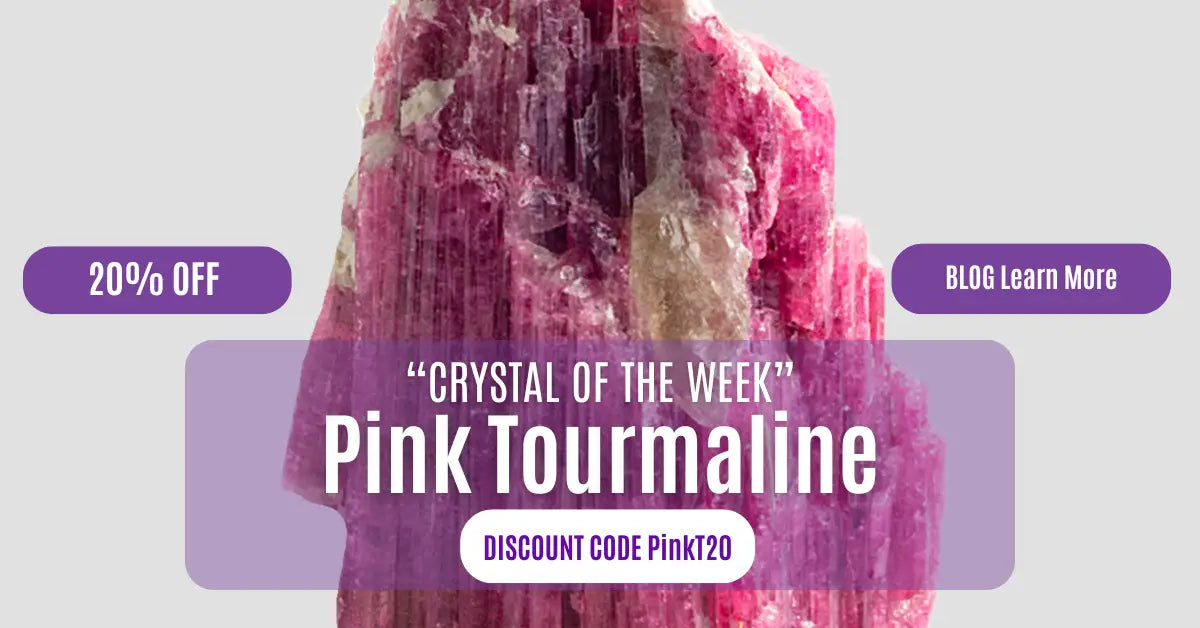 Pink Tourmaline gemstone, close-up, showcasing pink hues and crystal formations.