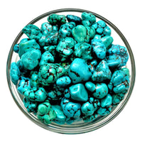 1 Genuine TURQUOISE Nugget Tumbled Stone Healing Crystals