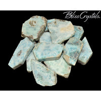 1 LARIMAR Mini Slab Semi-Rough 1.7 - 1.9 Stone #LS56