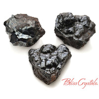 1 XL HEMATITE Rough Stone Metallic Mineral for Grounding 