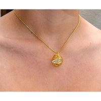 15 mm Spiral Cage Pendant for Crystals Tumbled Stones 