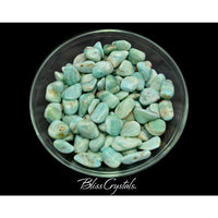 2 Medium Teal Blue CALCITE Tumbled Stone for Study 