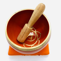 3’’ Chakra Singing Bowl Box Set w/ Striker & Cushion