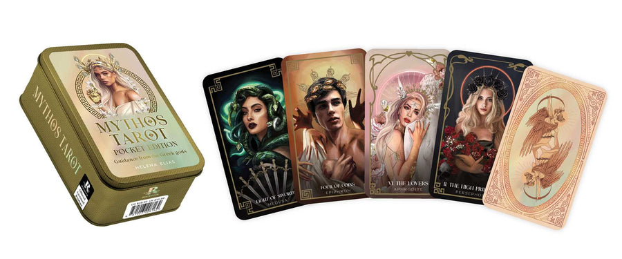 Mythos Tarot Pocket Tin Edition by Helena Elias
