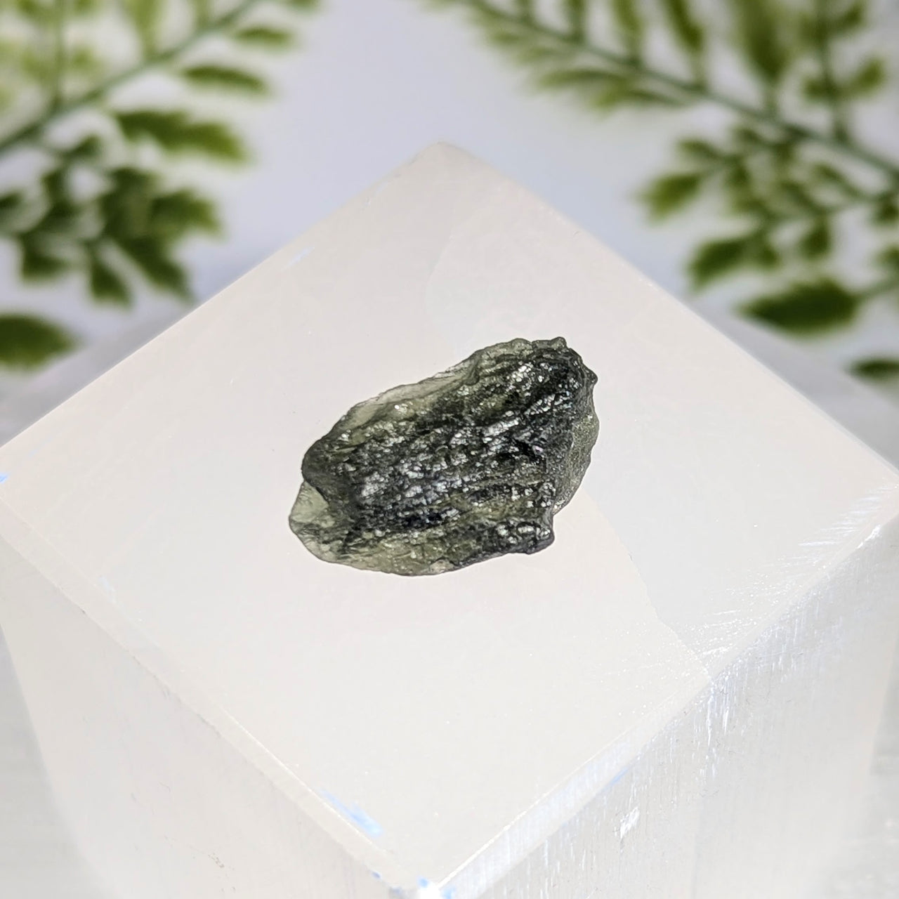Moldavite .9" Raw Specimen #BC1602