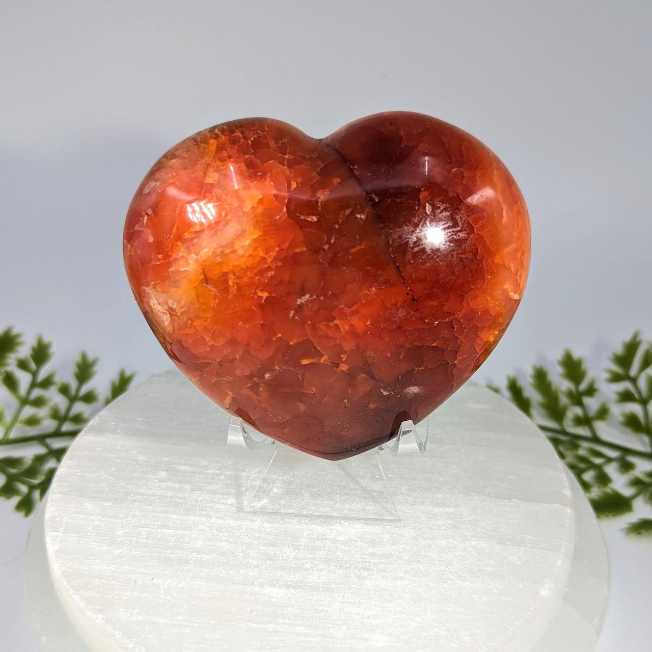 Carnelian  3.1" Heart #BC1611