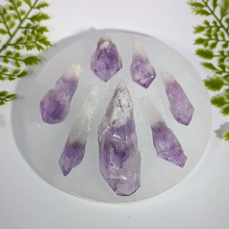 Amethyst Lavender 1.3 - 3.4" Rough Point #BC1944