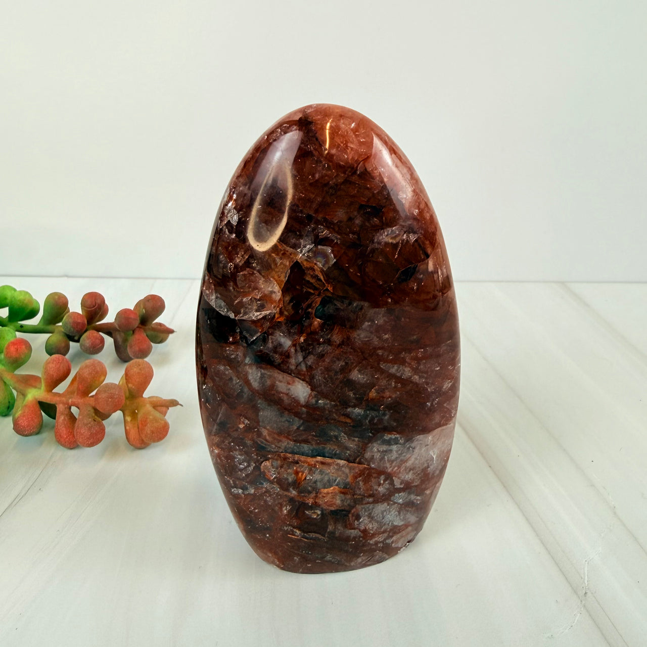 Fire Quartz - Red Hematoid Quartz 4" Freeform #BC0188