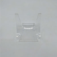 Clear acrylic display stand with curved front edge for Acrylic & Metal Stands #Q152