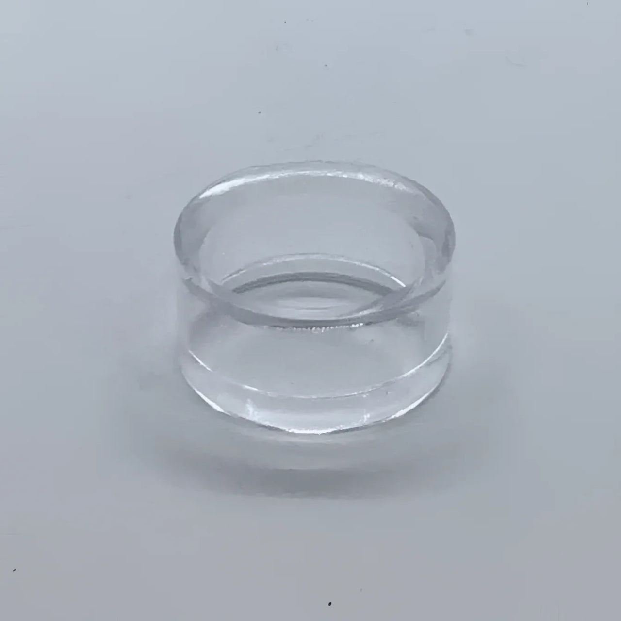 Clear circular container with straight sides for Acrylic & Metal Stands deep easel stand