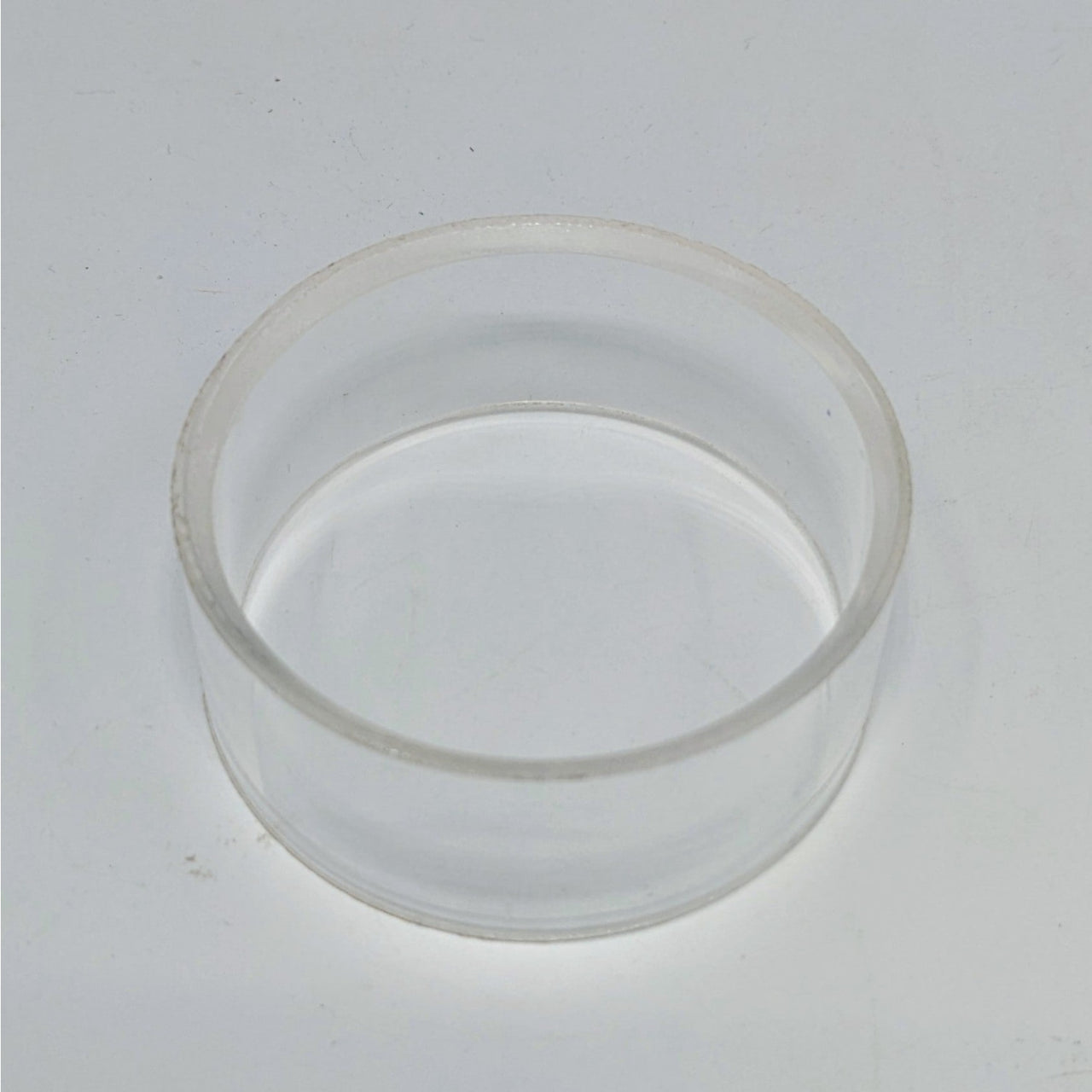Clear glass circular container for use with Acrylic & Metal Stands Q152 deep easel stand