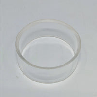 Clear glass circular container for use with Acrylic & Metal Stands Q152 deep easel stand