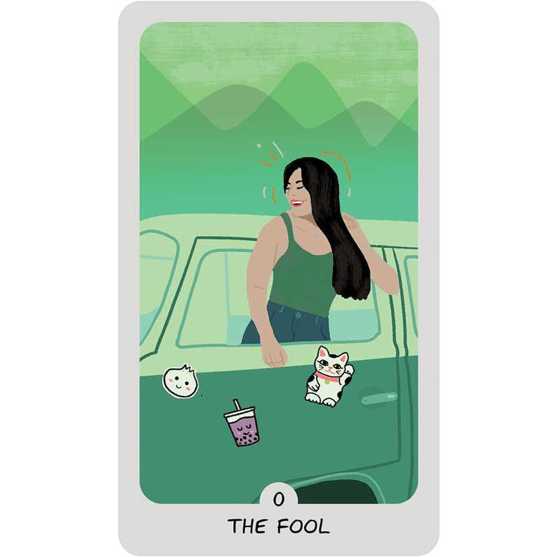 The Fool tarot card from Adventure Tarot by Elizabeth Su #LV7358 displayed in a product image