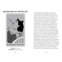 Adventure Tarot by Elizabeth Su featuring an edgy character tarot card