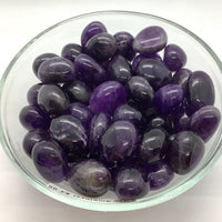 Polished Amethyst Stones in Bowl for Amethyst Grape Jelly Tumbled T009 Product