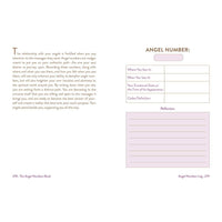 Angel number journal page from the Angel Numbers Book by Mystic Michaela