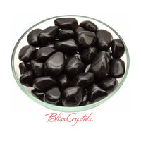1 APACHE TEARS Tumbled Stone aka Black Obsidian #AT29