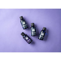 Aquarius Zodiac Essential Oil Blend in blue glass 1oz bottle LV9964