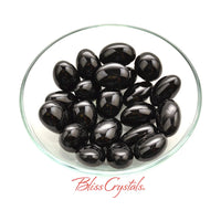 1 BLACK TOURMALINE Round Tumbled Stone Large Size for 