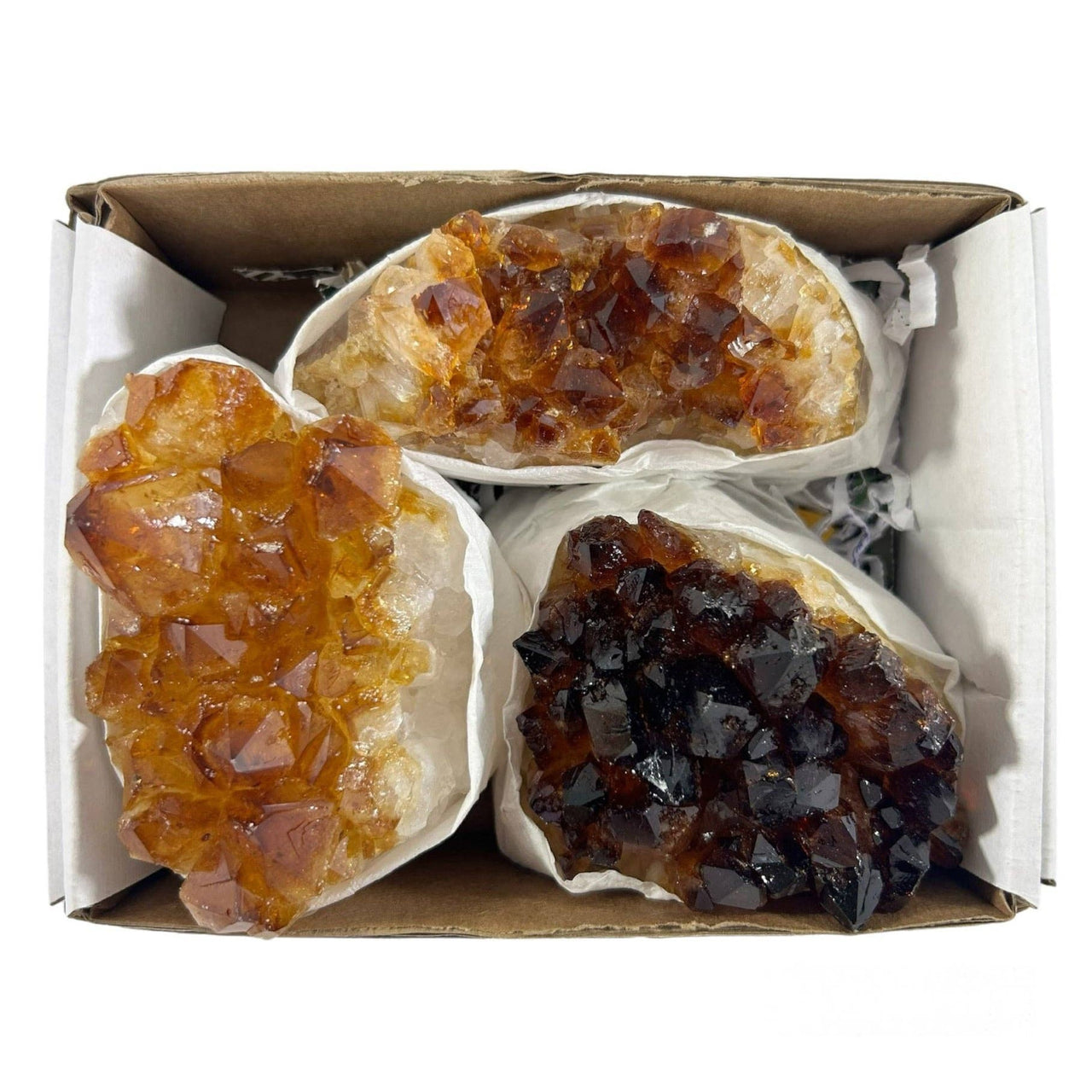 Citrine Geode Clusters #BRZ1
