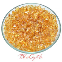 CITRINE Quartz 10 gm Parcel Mini Tumbled Stones Mixed Sized
