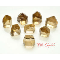 1 All Natural CITRINE w/ Hematite Generator Point Positive 