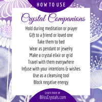 Comfort Self Help Natural Emotional Healing Crystal 