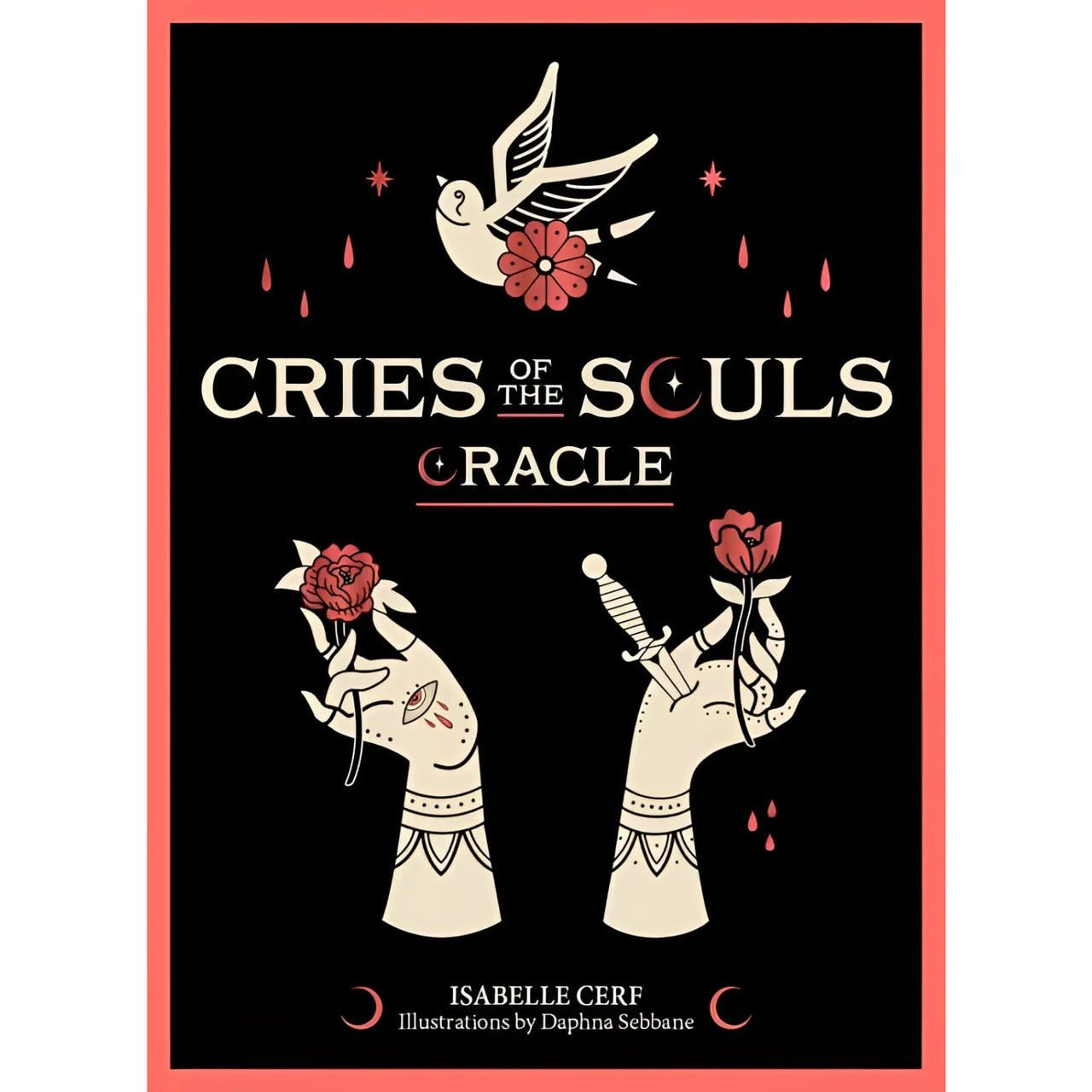 Oracle card deck cover for Cries of the Souls Oracle by Isabelle Cerf