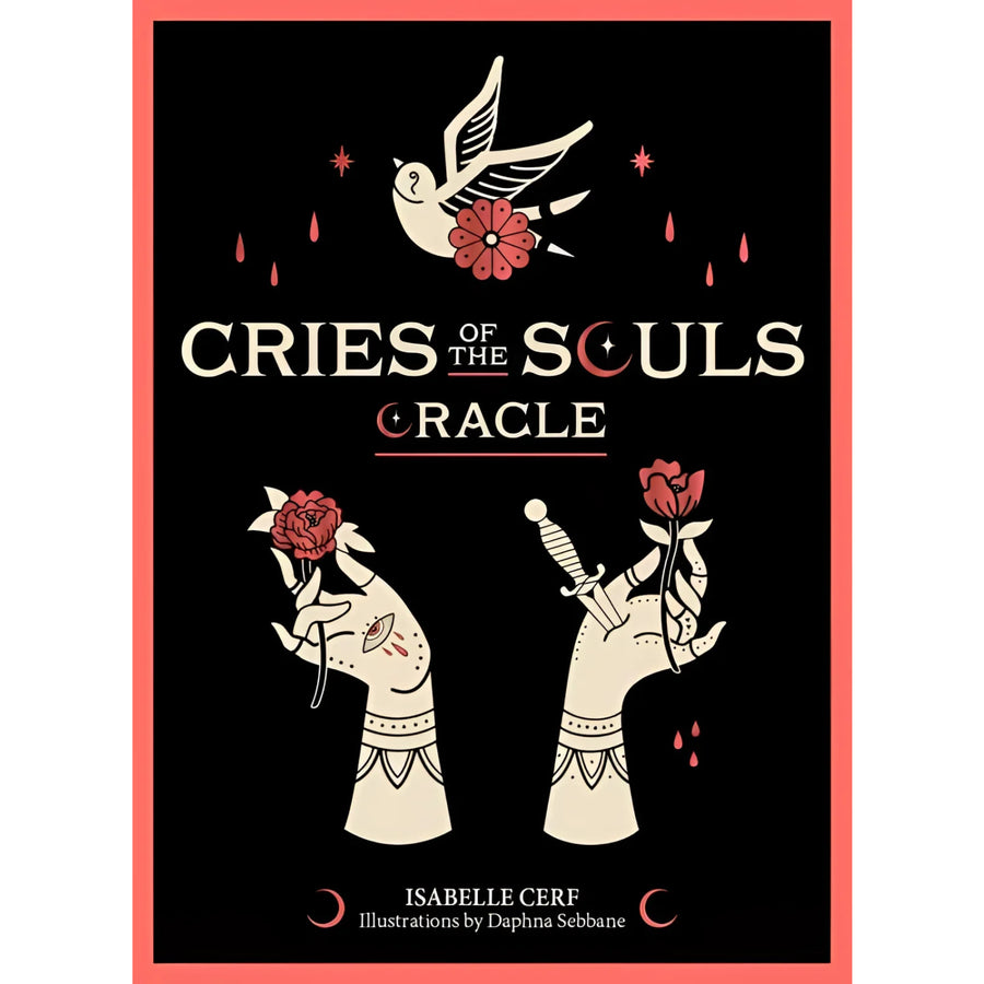 Oracle card deck cover for Cries of the Souls Oracle by Isabelle Cerf