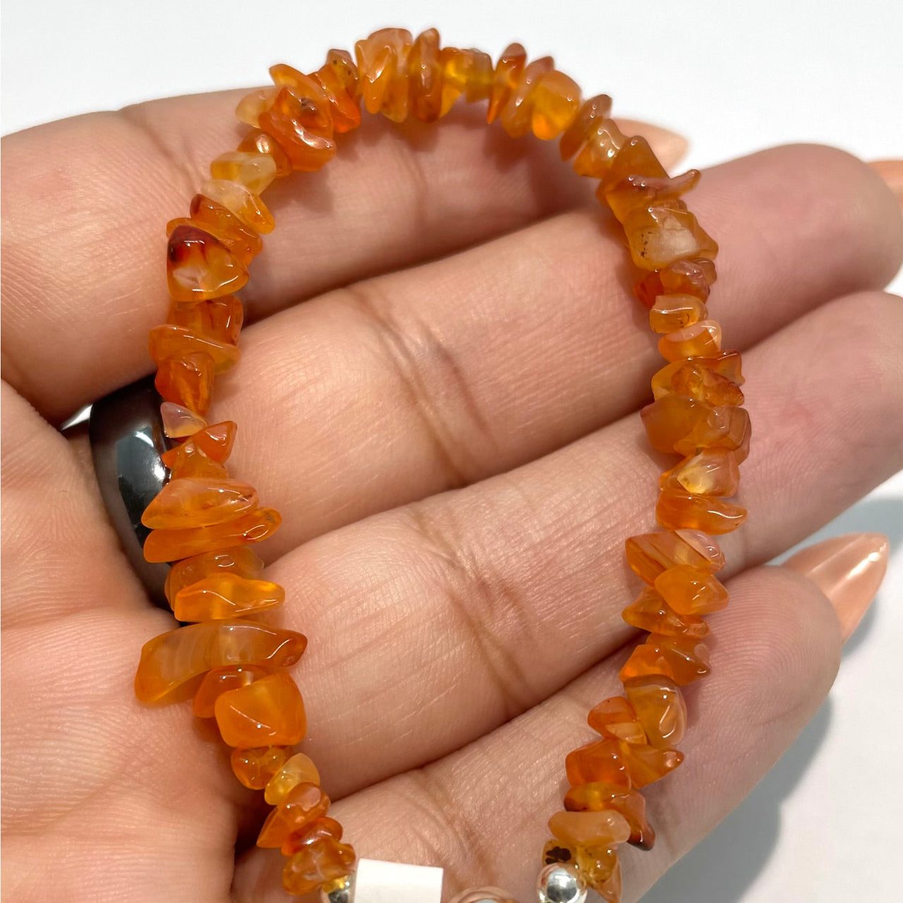 Crystal Chip Adjustable Chain 6’’ Bracelet #J801