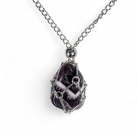 Crystal Holder Necklace Large 24’’ - Select Color (stone