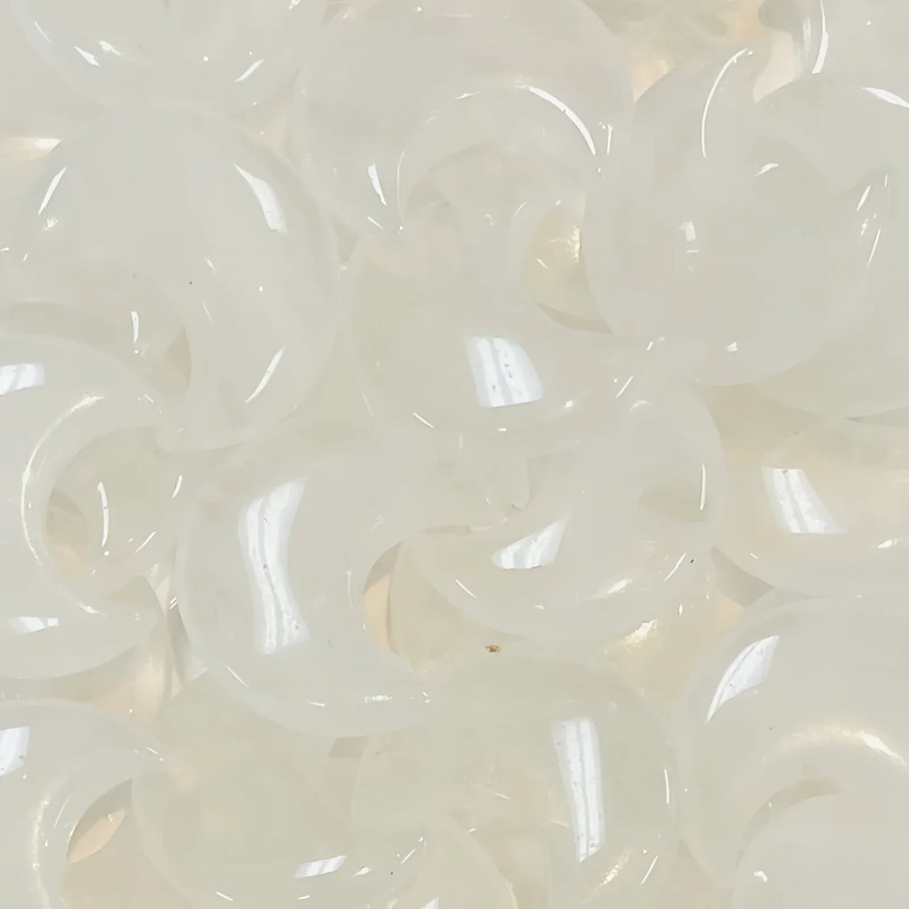 Translucent white plastic loops for Crystal Moon & Star #C039 with item tier benefits