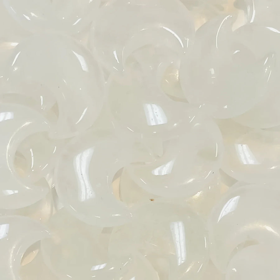 Translucent white plastic loops for Crystal Moon & Star #C039 with item tier benefits