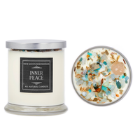 Inner Peace - Soy Crystal Ritual Candle Handmade #BC1802