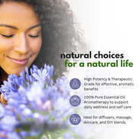 100% pure lavender essential oil bottle in Best of Nature gift set #LV9560