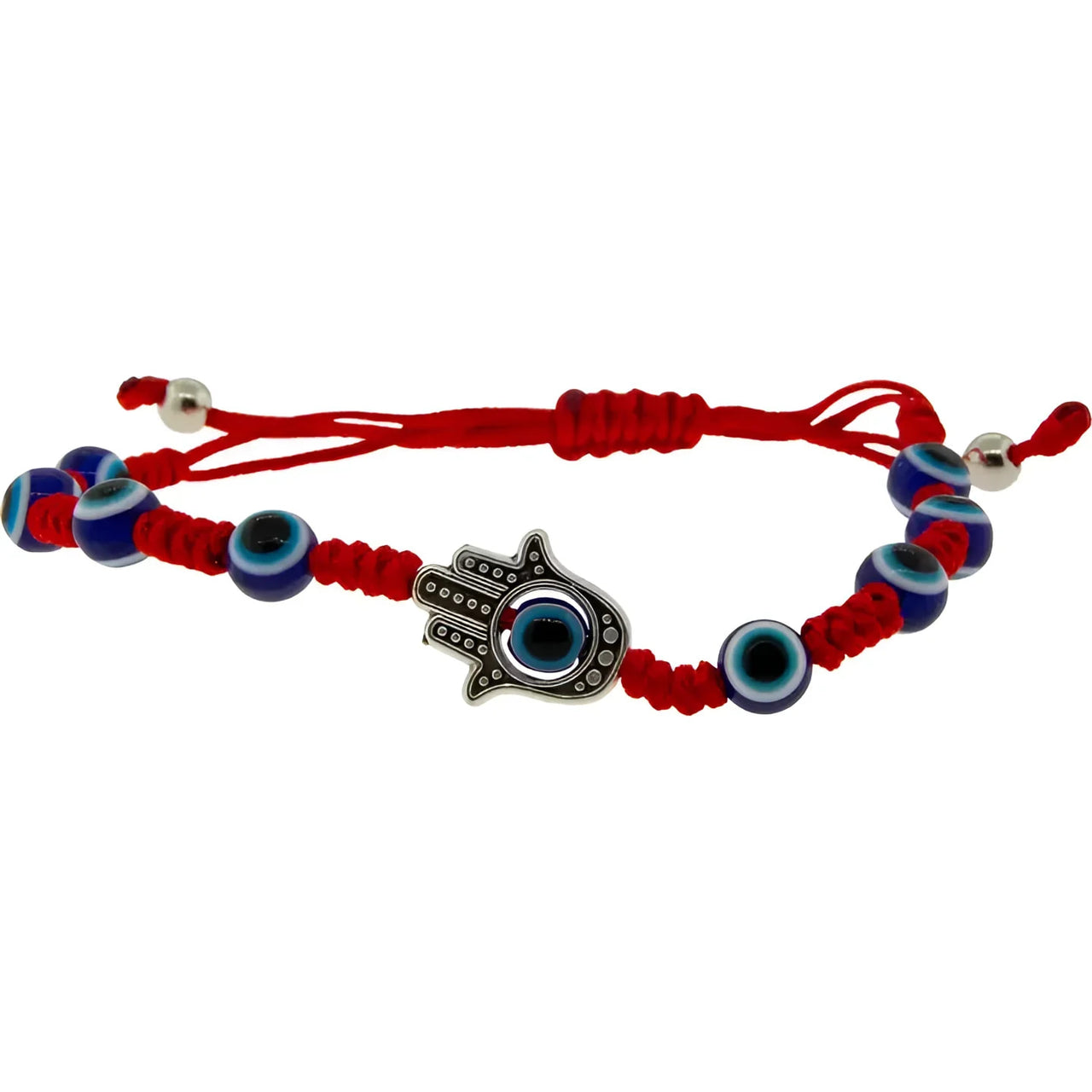 Evil Eye Adjustable String Bracelet #J743 - Red String