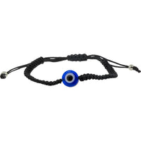 Evil Eye Black or Blue String Adj. Bracelet #LV5282 - $5.95