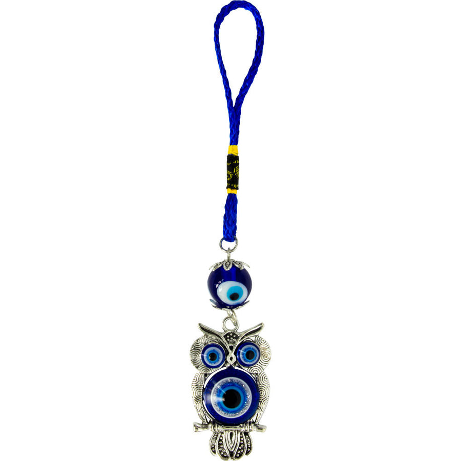 Evil Eye Keychain/Ornaments #Q198 Owl $7.95