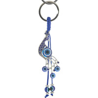 Evil Eye Keychain/Ornaments #Q198 - Peacock - $7.95