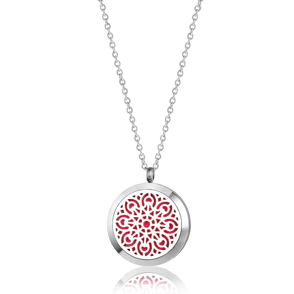 Fantasy Flower Essential Oil Necklace Gift #LV9140 $35