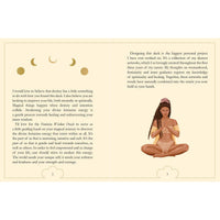 Oracle card spread from Feminine Wisdom Oracle by Lea Androic LV7321