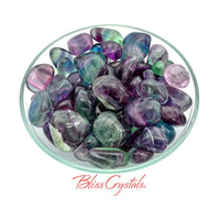 1 FLUORITE Tumbled Stone You Choose Size Rainbow Crystal for