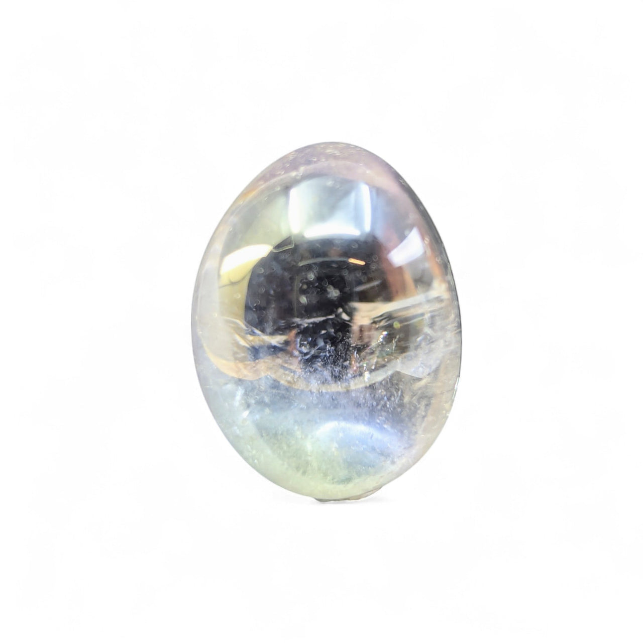 Gold Crystal Holder Necklace 23’’ - (One stone included)