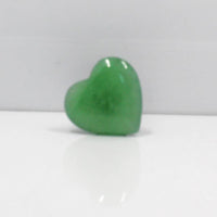 Green aventurine gemstone heart-shaped jade stone for car vent clip #LV5495