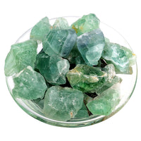 Raw Green Fluorite Rough #R183 showcasing natural crystals for decorative use