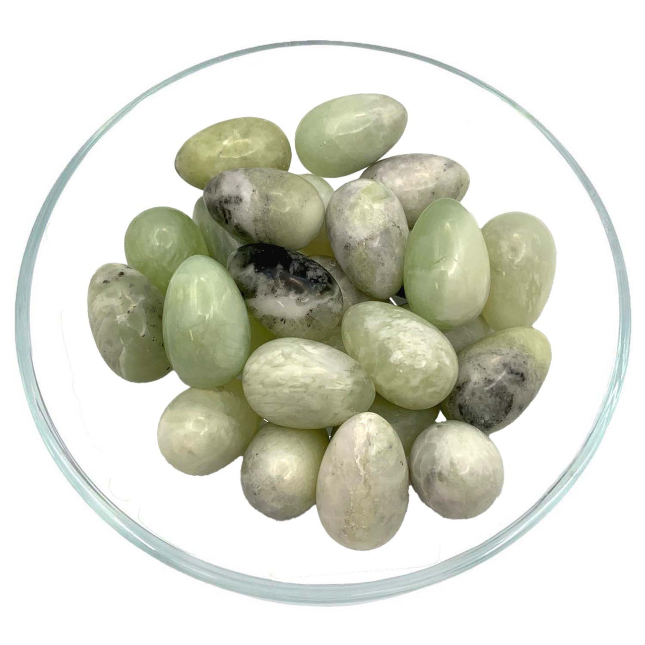 Green Jade Egg Carving #SK5199 - $5.97