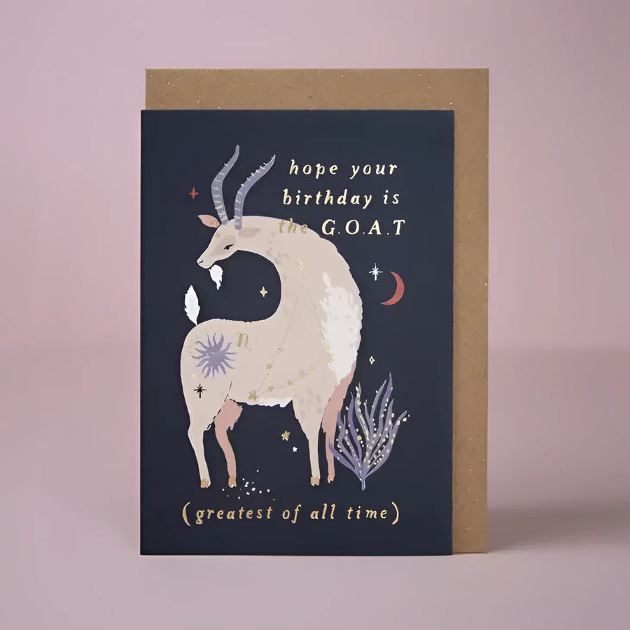 Greeting Card #K002 - Capricorn Zodiac Birthday - $6.95