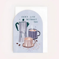 Greeting Card #K002 - Coffee Love - $6.95