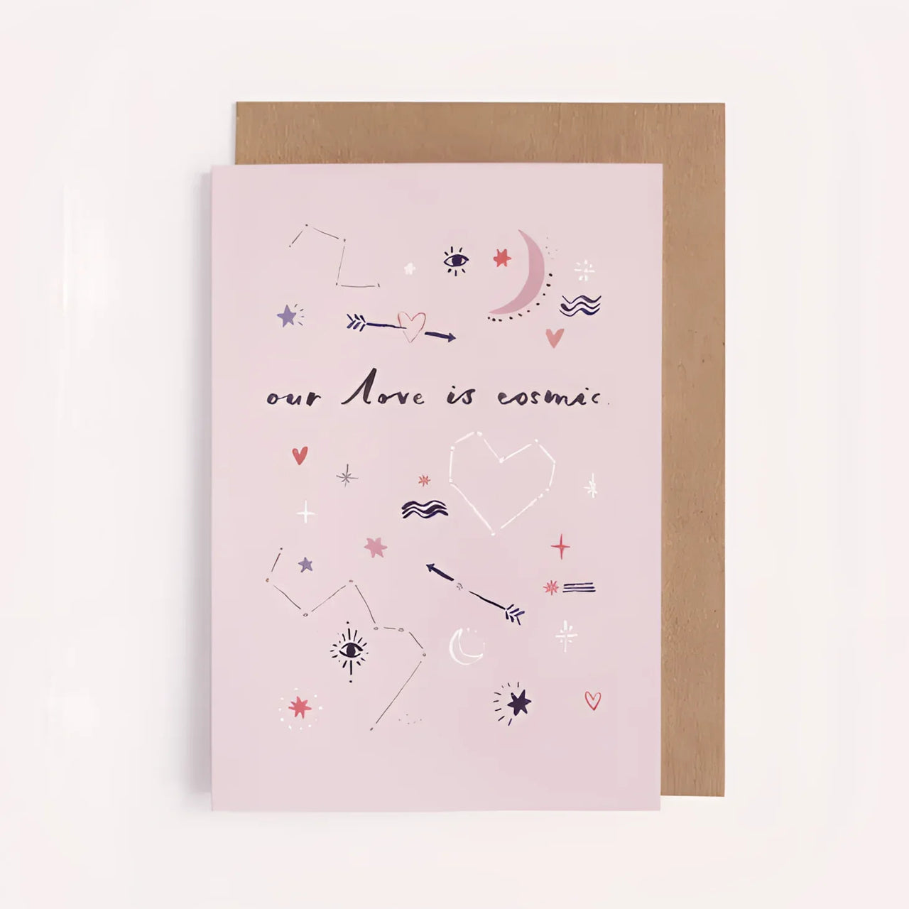Greeting Card #K002 - Cosmic Love - $6.95