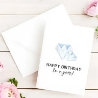 Greeting Card #K002 - Diamond Gem - $6.95